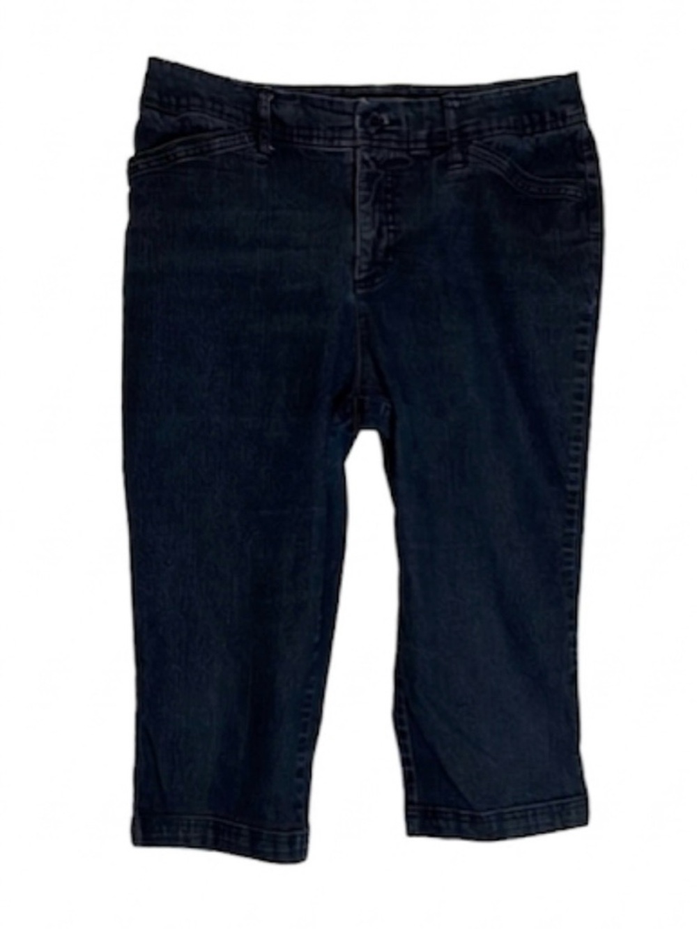 ST. JOHN’S BAY Cropped Denim Jeans, Women’s Size 8, Blue